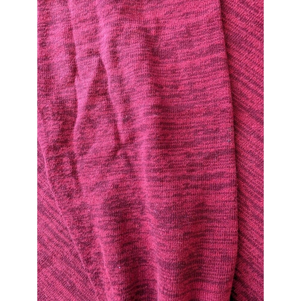 100% Cotton V Neck Normcore Skater Grunge Indie Sleaze Dad Red Sweater Pullover image 5